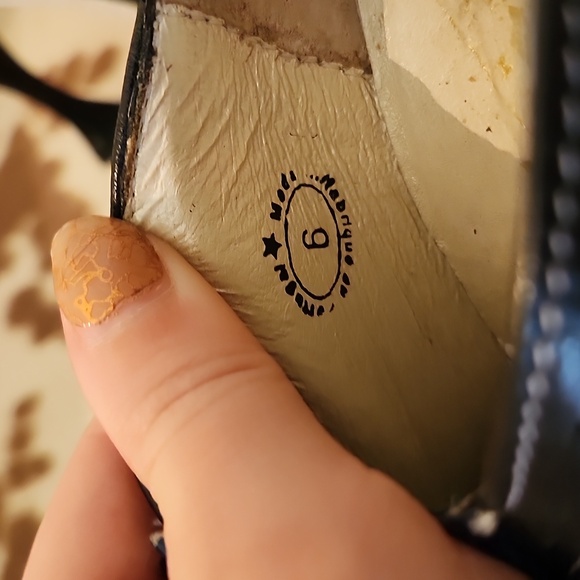 Amazing vintage leather Loafer style heel - Picture 4 of 6